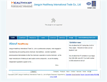 Tablet Screenshot of healthwaychem.com